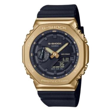 Imagem de Relógio de pulso masculino G-SHOCK, Preto/branco, alça