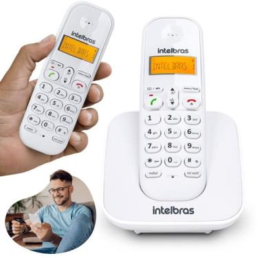 Imagem de Telefone Ramal Digital Sem Fio Ts3111 Com Id  Intelbras, Branco