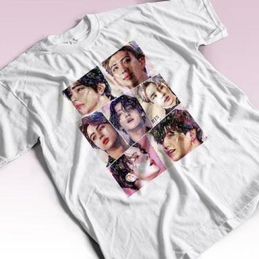Imagem de Camiseta Personalizada BTS K-POP Unissex (96%poliester 4 % elastano) -