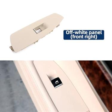 Imagem de RHD LHD Carro Banco Dianteiro Painel de Elevação Interruptor de Controle de Janela Interna Porta Interruptor de Elevação de Janela Habitação Compatível Para BMW Série 7 F02(Offwhite Front Right)