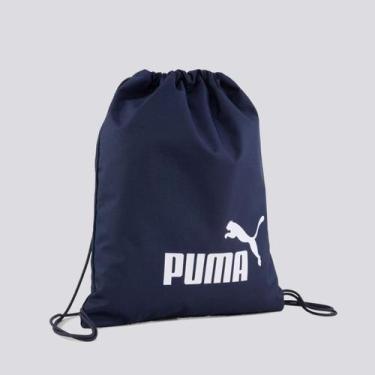 Imagem de Bolsa de Ginástica Puma Phase Marinho, Único