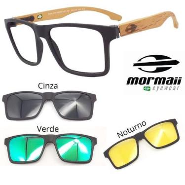 Imagem de Armação De Grau Mormaii Swap Ng 6098 Com 3 Clipons Cvn, Afl