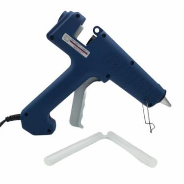 Imagem de Pistola de cola quente grande profissional 80wts ak-80 brasleeder