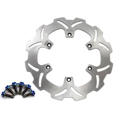 Imagem de Rotor de disco de freio dianteiro com parafusos de montagem para Suzuki RM125 1989-2009, RM250 1989-2012, RMX250S 1992-1998, DRZ400E 2000-2008, DRZ400S 2000-2009, acessórios de substituição de