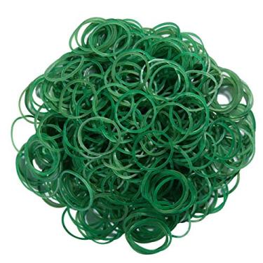 Imagem de Faixas de borracha 800 peças 2,5 cm 1" Bandas de borracha pequenas 6 cores sortidas arco-íris coloridas de borracha para materiais de escritório escola casa forte faixa elástica de escritório, Green-500pcs, 500Pcs