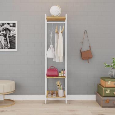 Imagem de Estante Closet Arara 187x45cm 3 Prateleiras Active Yescasa