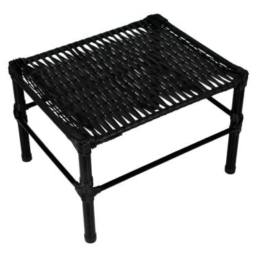 Imagem de Mesa de Centro para Área Externa Retangular Bela em Fibra Sintética 60cm Acesse Móveis