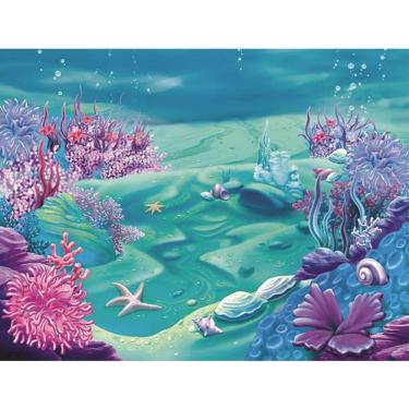 Imagem de Fundo Fotográfico Emtecido Fundo Do Mar 2,80X1,50