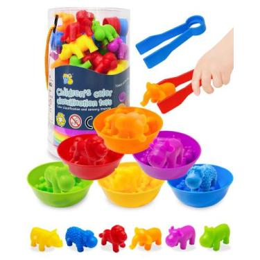 Imagem de Counting Animal Montessori Toys Yetonamr para crianças de 3 a 8 anos