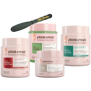Imagem de Creme de Massagem Localizada+Esfoliante+Argila Branca Hidramais