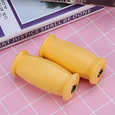 Imagem de minkissy 1 Par De Substituição De Muleta De Borracha - Alça De Muletas De Borracha Macia Para Substituição De Muletas De Alumínio (Amarelo)