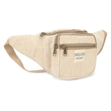 Imagem de Pochete de cânhamo, cintura ajustável e vários bolsos, bolsa de cintura e para todos os fins, Multi-1, Large