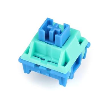 Imagem de Kit 60 Switches Epomake Bluebird - Teclado Mecânico (Linear 45g, 5-Pin Hot-Swappable, Pre-lubrificados, Pressionamento Suave e Silencioso) - Padrão MX