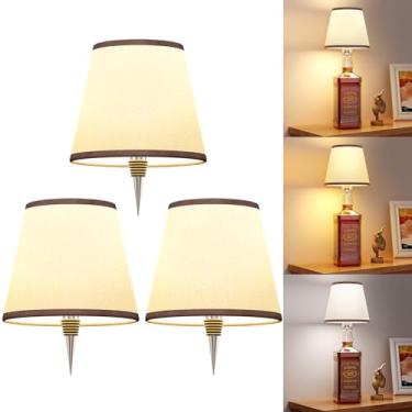 Imagem de Eclipterra Abajur Led Sem Fio Para Garrafas Rgb 3Cct Recarregável 5000Mah Bateria Portátil Sem Fio Lâmpada De Mesa Para Garrafas De Vinho Para Ambientes Internos E Externos Sala De Jantar Quarto Com