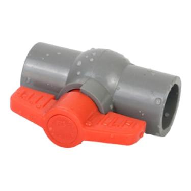 Imagem de WeiLaiKeQi Válvula de esfera de PVC de duas maneiras, T manipulação de água Válvula desligada, acessórios de encanamento para paisagem e irrigação linhas de,