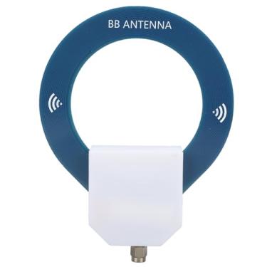 Imagem de Mavaol Mini Loop antena de onda curta, antena SW portátil de 9,9 kHz-181 MHz, conector macho SMA para rádio amador, receptores de malaquita, TEF6686