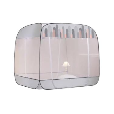 Imagem de Tenda de Mosquiteiro Dobrável de Poliéster com Mosquiteiro Dobrável com Parte Inferior Respirável Cortinas para Barraca Fácil de Armazenar