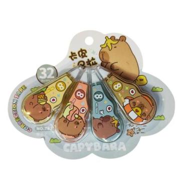 Imagem de Corretivo De Fita Capivara/ Capybara - 4 Unidades Pequeno - Importado