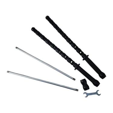 Imagem de Par Bastão Em Aço Viúva Negra Tamanho Real Natasha Romanova - Tenda Me