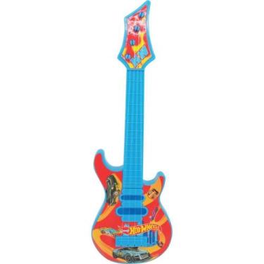 Imagem de Brinquedo Guitarra HOT Wheels Azul Radical - TOYNG