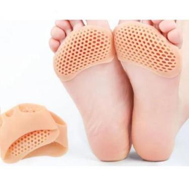 Imagem de Par Protetor Palmilha Ortopédico  Silicone Dor Pé - TOPMIXSHOP