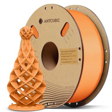 Imagem de ANYCUBIC Filamento Pla Fosco De 1,75 Mm, Filamento Pla Para Impressão 3D De 1,75 Mm, Precisão Dimensional De +/- 0,02 Mm, Carretel De 1 Kg (2,2 Lbs), Laranja Fosco