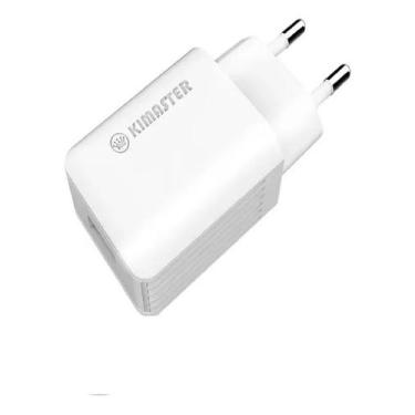 Imagem de Carregador Universal Usb Kimaster T503 15w Auto-id Cor Branco