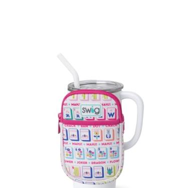 Imagem de Swig Life Bolsa Mega Caneca, Bolsa para Garrafa de Água com Alça Ajustável, Pochete de Garrafa de Água com Bolso para Telefone com Zíper, Comporta Itens Essenciais de Viagem, Garrafas e Acessórios de