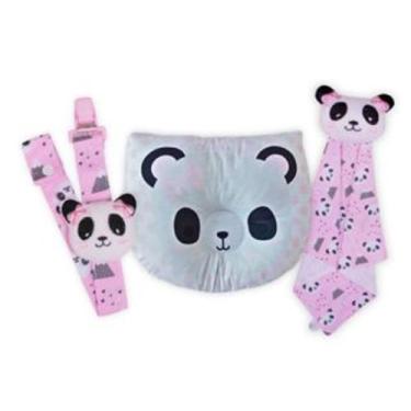 Imagem de Naninha Para Bebê + Travesseiro Anatômico + Prendedor De Chupeta - Cri