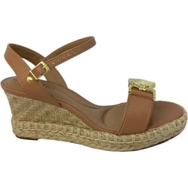 Imagem de Sandália Beira Rio Anabela Corda Feminina, Nude, 37