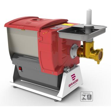 Imagem de Amassadeira Basculante Semi Rápida ( Lenta) 5kg Extrusora Massa Aeli-520 Bivolt Braesi Bivolt