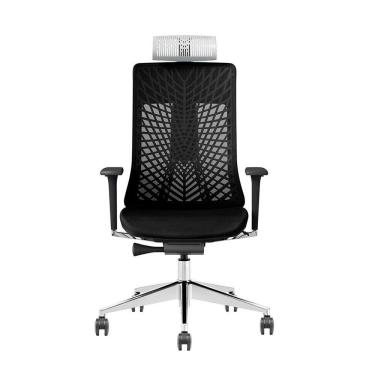 Imagem de Cadeira de Escritório Presidente Giratória NR17 Balmoral Preta