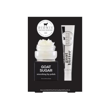 Imagem de Dionis Kit De Máscara Noturna Com Manteiga E Esfoliante Labial Açúcar Cabra - Leite, Óleo Jojoba Moringa Hidratam, Reparam Lábios Rachados, Hidratam Mantêm A Hidratação O Dia Todo, Original, 2 Peças