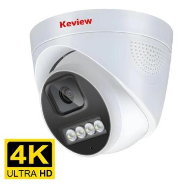 Imagem de Câmera IP 4K 8MP POE H.265 Onvif 2.8mm AI Color Night Vision Home CCTV