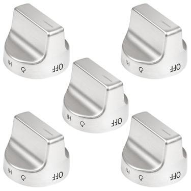 Imagem de EIOLWJIEO Puxador de fogão W11239985 W10850015 (pacote com 5)