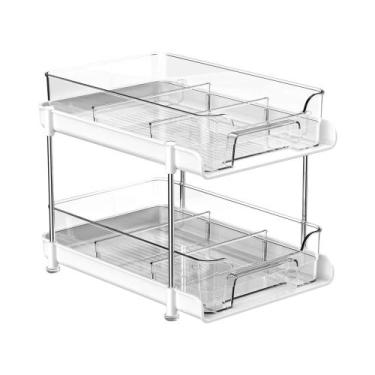 Imagem de Organizador De Acrílico De 2/3 Camadas Para Armário Debaixo Da Pia, Ce