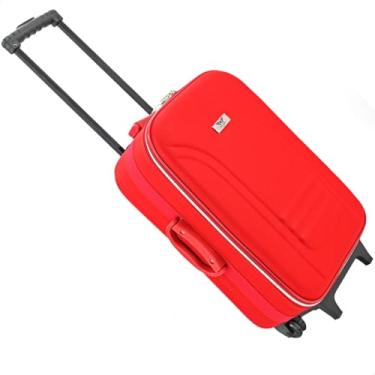Imagem de Mala de Viagem com Rodas 360°, Vermelha, 91x35x55 cm, 10 kg, com Cadeado