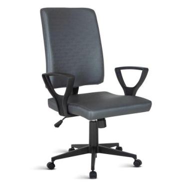 Imagem de Cadeira Diretor Para Escritório Linha Torino Azul - DESIGN OFFICE MÓVE