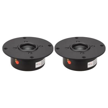 Imagem de HIFIDIY LIVE 2 unidades de alto-falante tweeter HiFi 10 cm 25 núcleos membrana de seda preta 8OHM 30W alto-falante agudos D1-108S