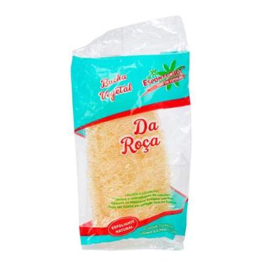 Imagem de Bucha Vegetal Natural 14cm da Roças - Tudo em Caixa - Genérico