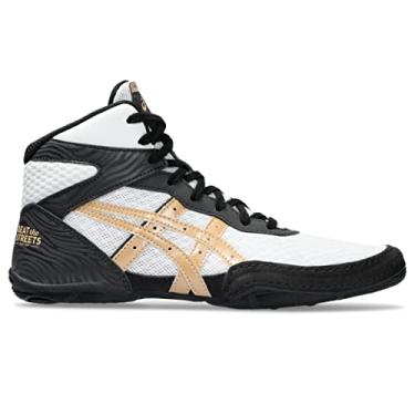 Imagem de ASICS Tênis infantil Matflex 7 Grade School Wrestling, Branco/champanhe, 14