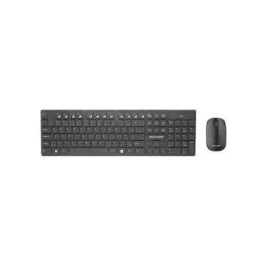 Imagem de Kit Teclado E Mouse Sem Fio Teclas Flutuantes Preto Tc251 - MULTILASER