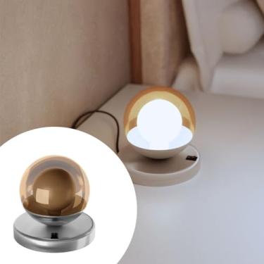 Imagem de Luminaria De Mesa Abajur Decorativo Quarto Lateral De Cama Cabeceira Lampada Incluso -