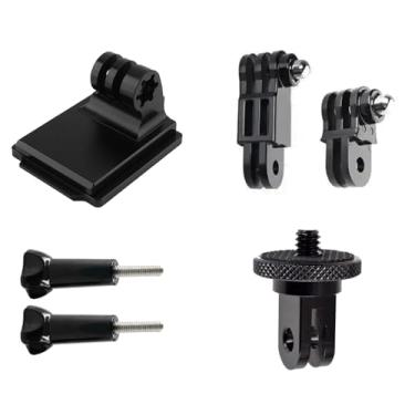 Imagem de Suporte NVG para Gopro, suporte de câmera de capacete de alumínio compatível com Insta360 ONE X3 X2 X RS R GO 3 2, GoPro Hero, DJI OSMO Action e a maioria das câmeras de ação