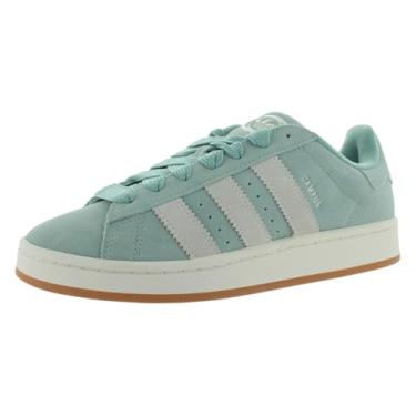 Imagem de adidas Campus 00s Tênis feminino, Verde neblina/branco-esverdeado, 35