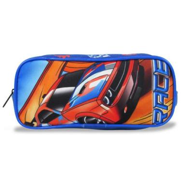 Imagem de Estojo Escolar Infantil Carros Race - Vou Leve