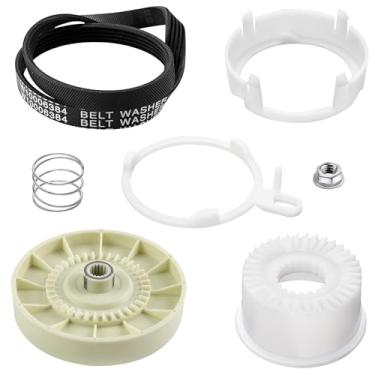 Imagem de W10721967 Kit de embreagem e polia de arruela e correia de transmissão W10006384 da YGHSZ - Compatível com Whirlpool Kenmore Maytag máquina de lavar roupa substitui PS10057144 W10006354 W10006356