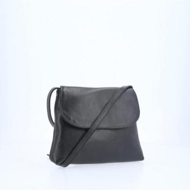Imagem de Bolsa Feminina de Couro com Alça Transversal - BAUARTE