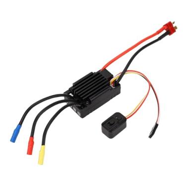 Imagem de YWBL-WH 35A Brushless ESC RC Motor Eletrônico Controlador de Velocidade para Escala 1/10 Carro Curto Curso Caminhão Buggy, Baixa Tensão de Corte, 4 Níveis de Ajuste Força de Travagem
