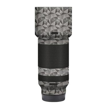 Imagem de Skin Lens Camera Skin Wrap Vinil Adesivo Acessórios para Tamron 70-300mm F4.5-6.3 apto para Sony Mount 70 300 (Triangle Titanium)